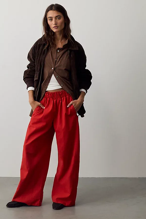 Day's End Linen Pull-On Pants