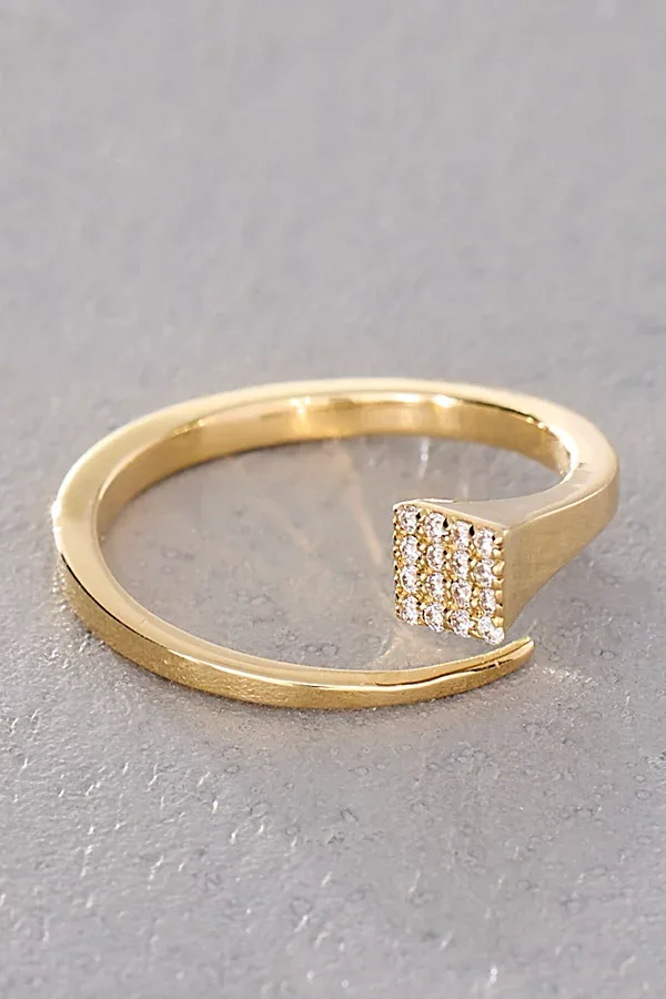 Horseshoe Nail Gold Ring by Awe Inspired