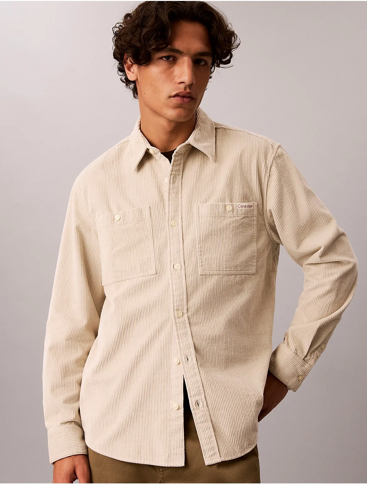 Corduroy Pocket Easy Shirt