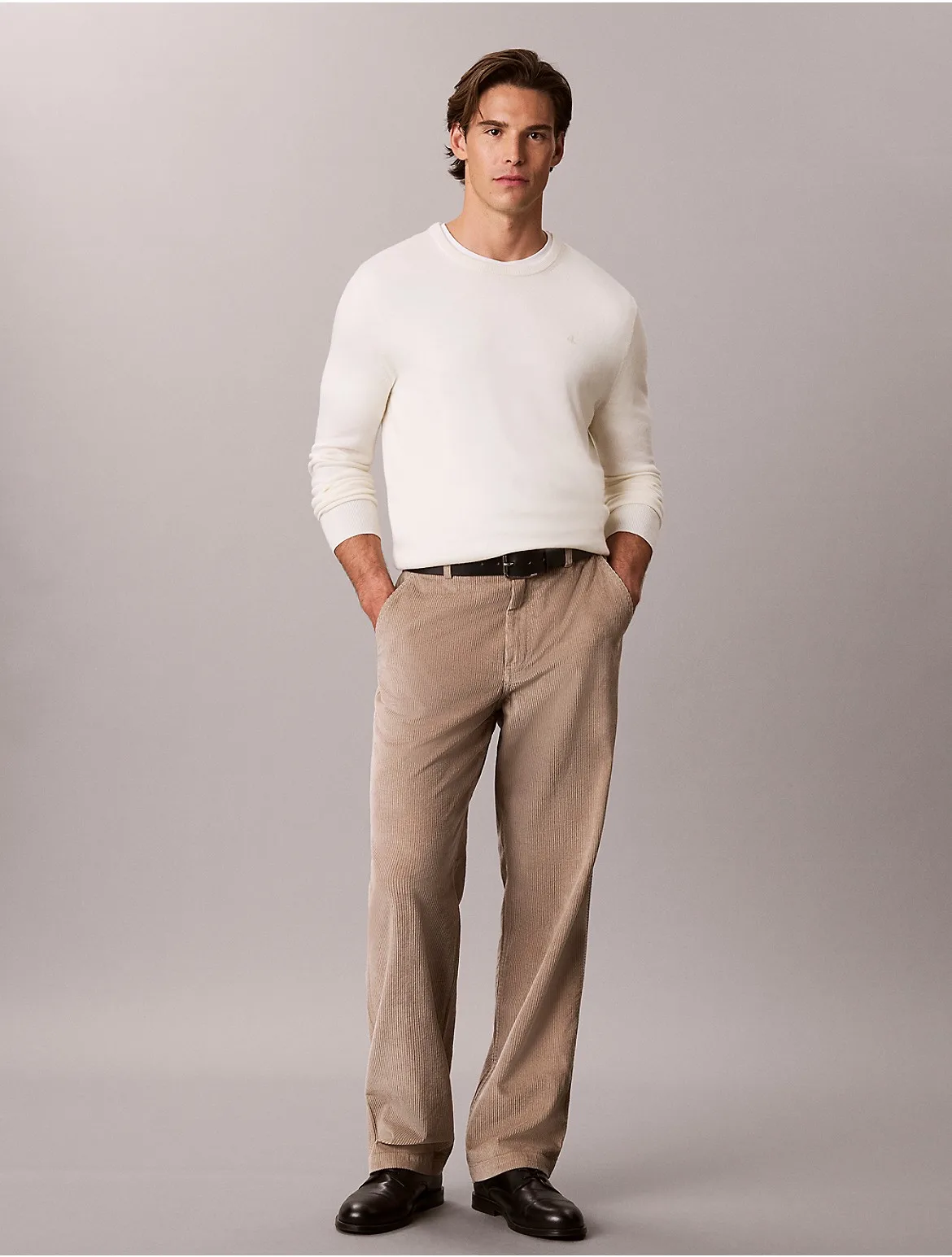 Straight Corduroy Pants by Calvin Klein