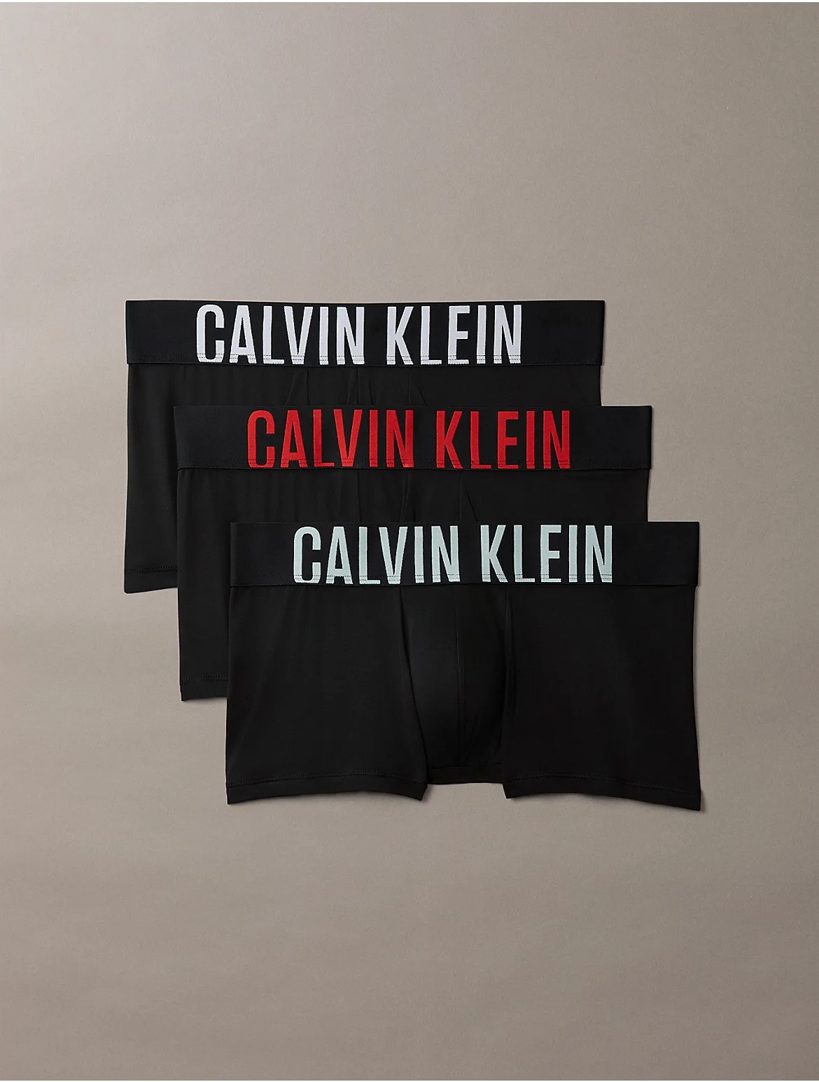 Intense Power 3-Pack Low Rise Trunk by Calvin Klein