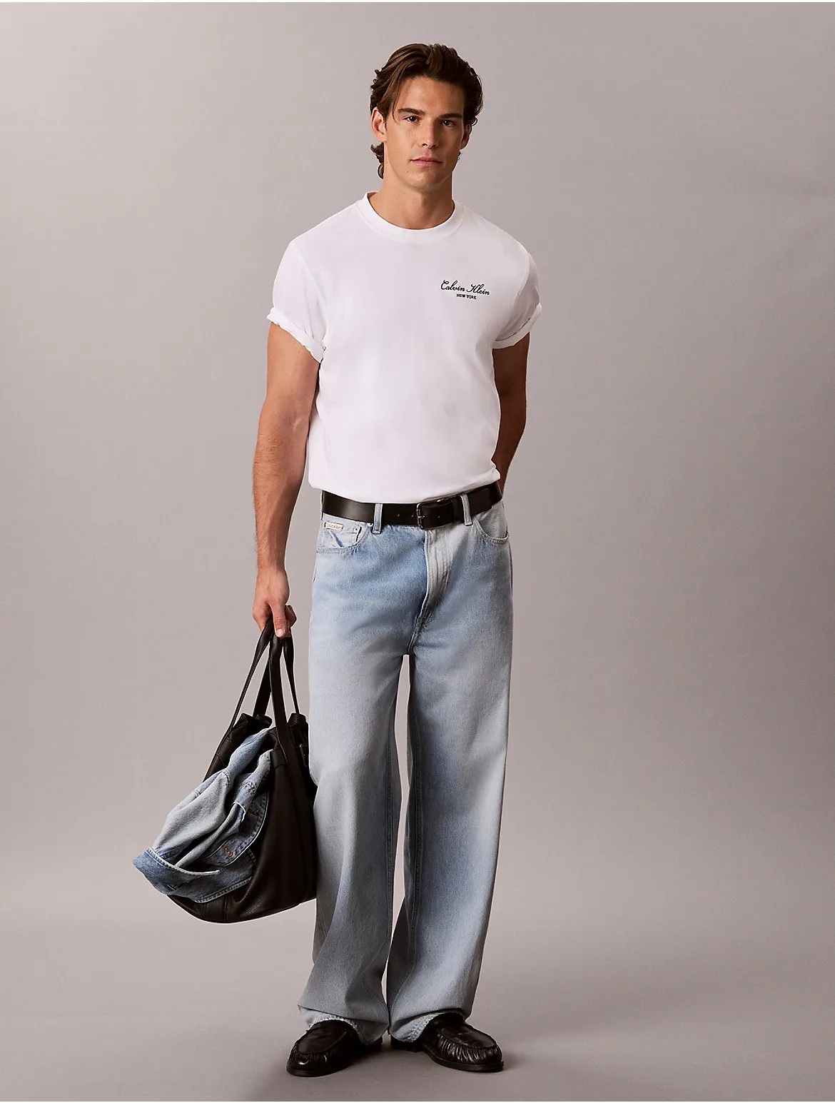Script Logo Graphic Tee by Calvin Klein