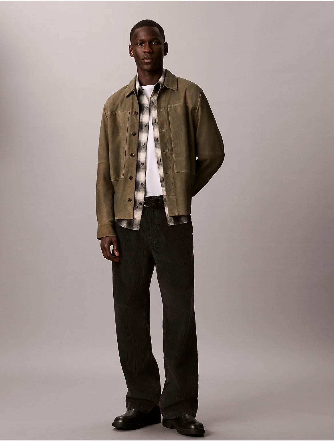 Baggy Washed Corduroy Pants by Calvin Klein