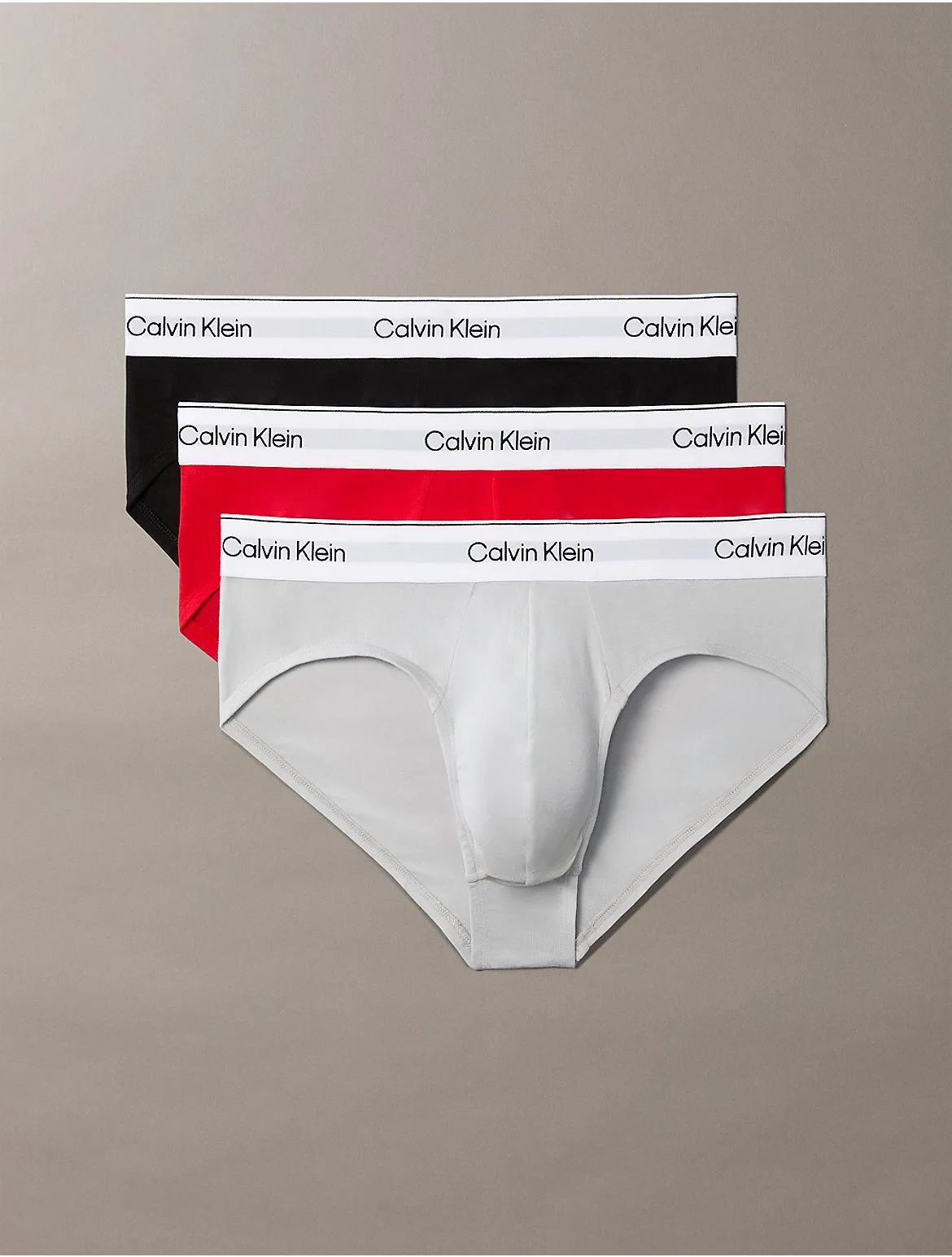 Icon Cotton Stretch 3-Pack Brief by Calvin Klein