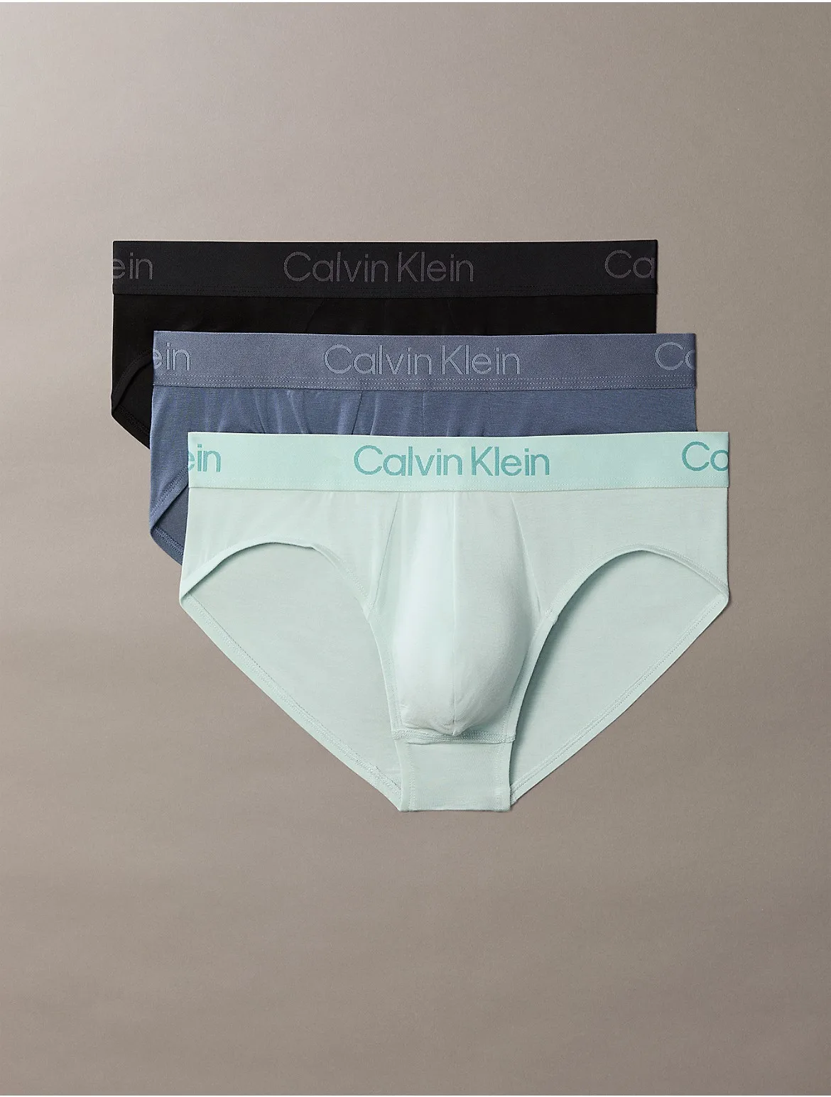 Ultra Soft Modal 3-Pack Hip Brief by Calvin Klein