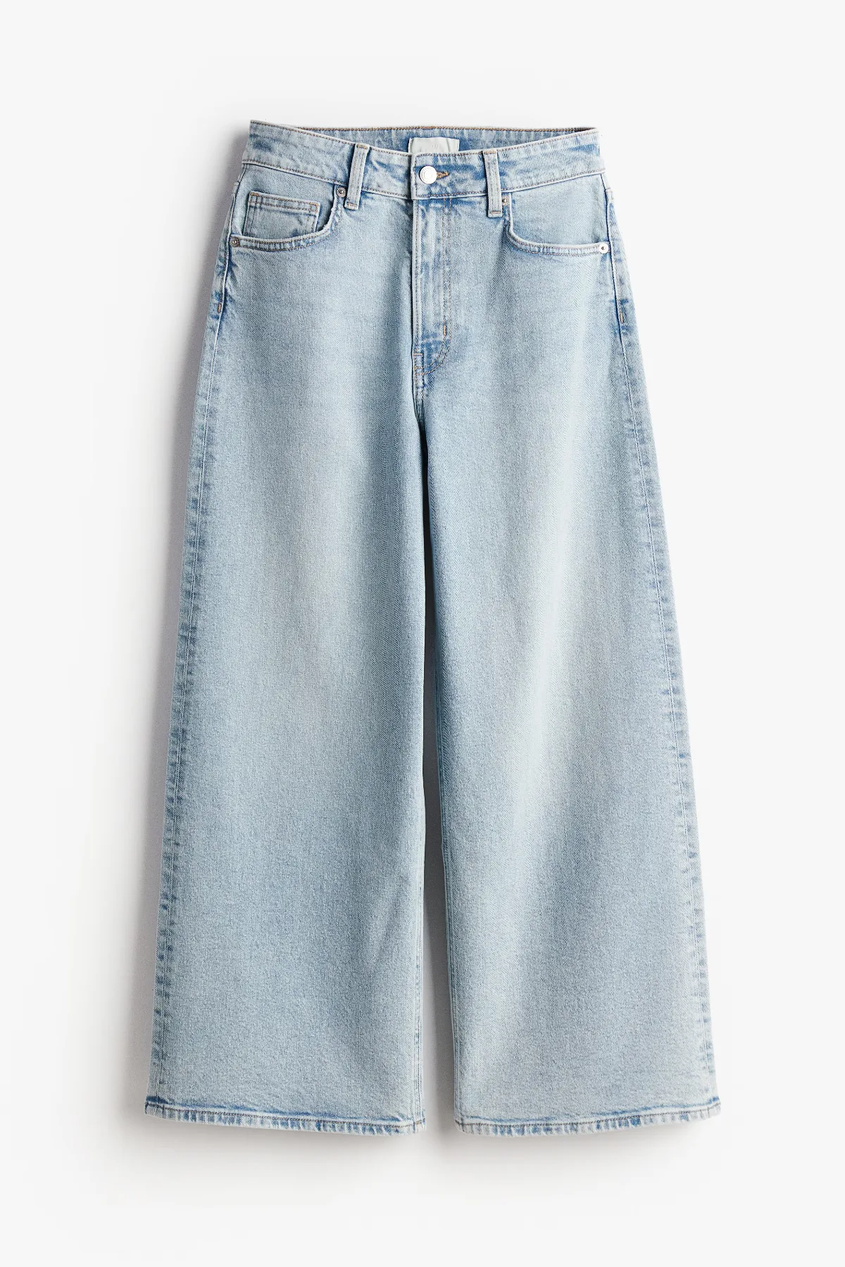 High Rise Wide-Cut Jeans by H&M