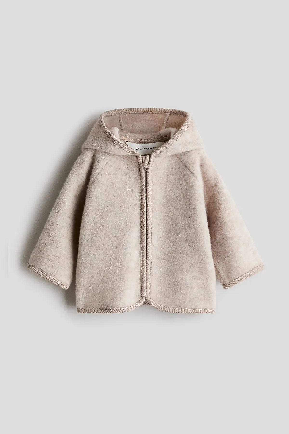 Wool-Blend Fleece Cardigan by H&M