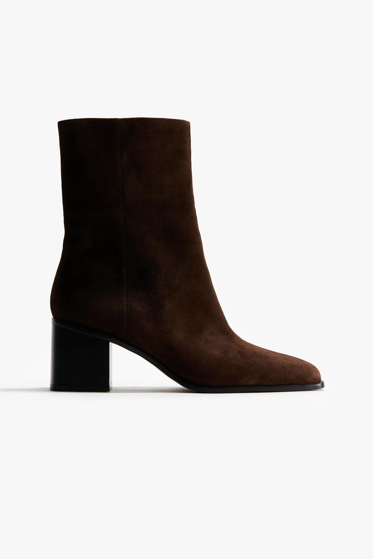 Leather Ankle Boots by H&M