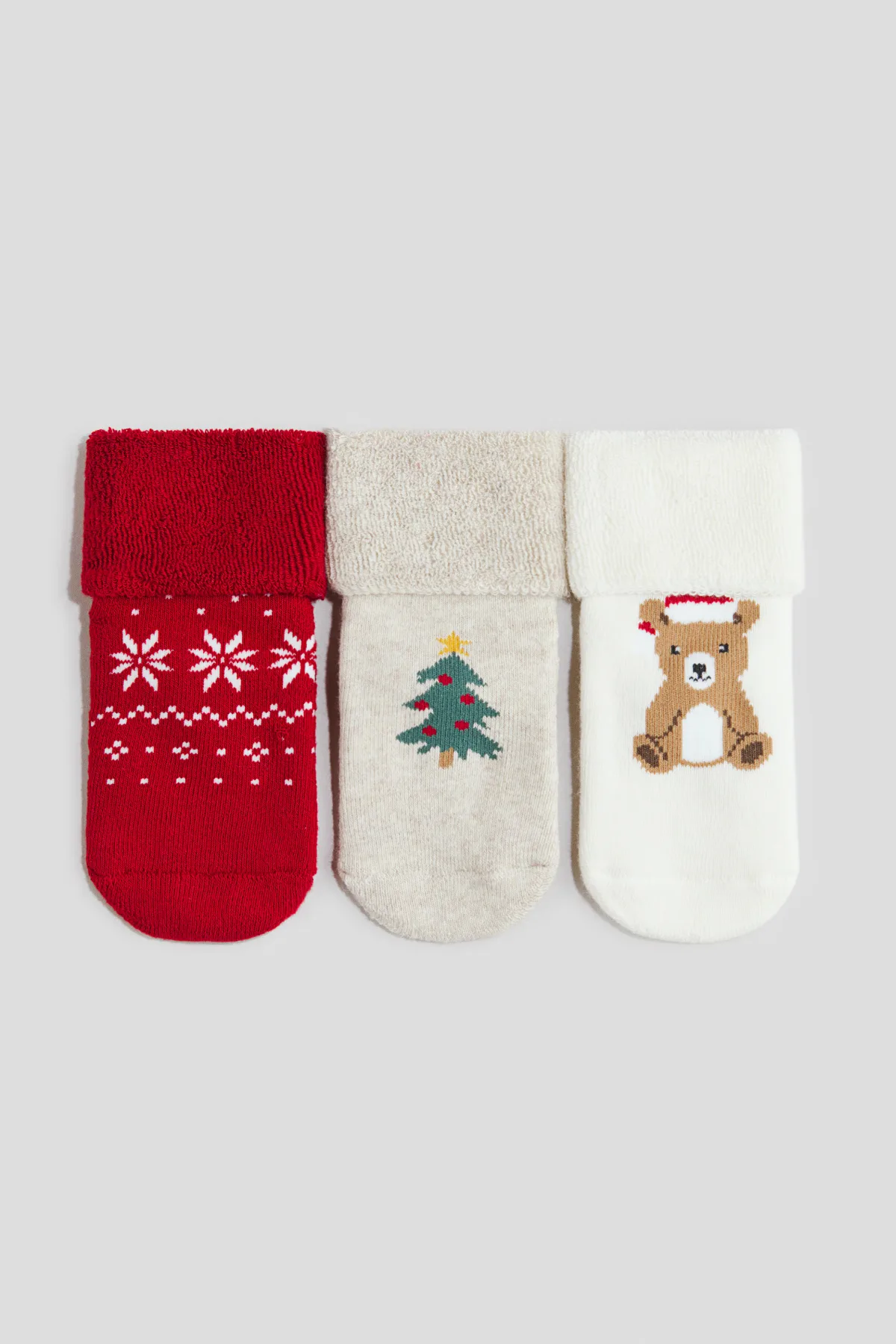 3-Pack Terry Socks by H&M