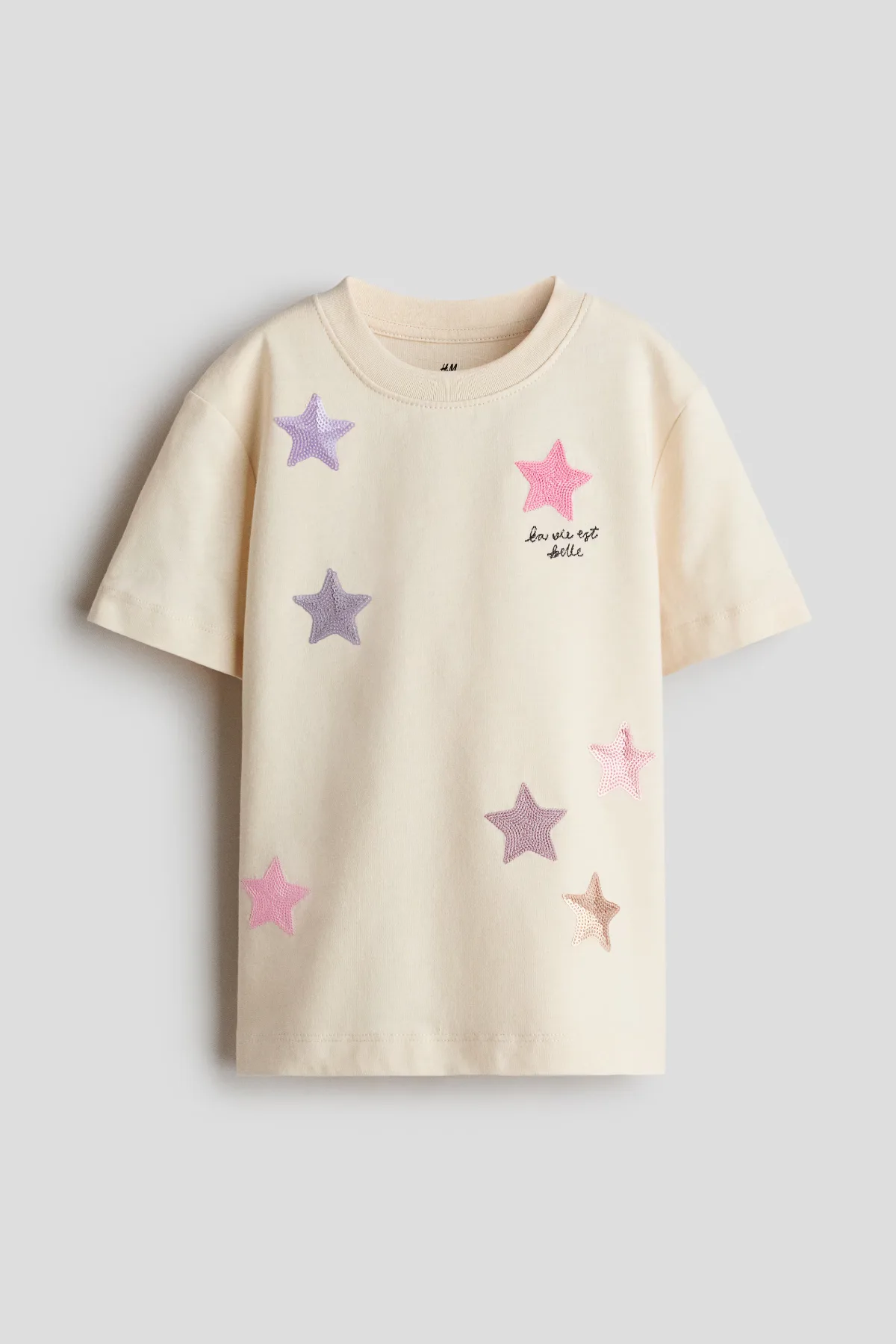 Appliquéd Cotton T-Shirt by H&M