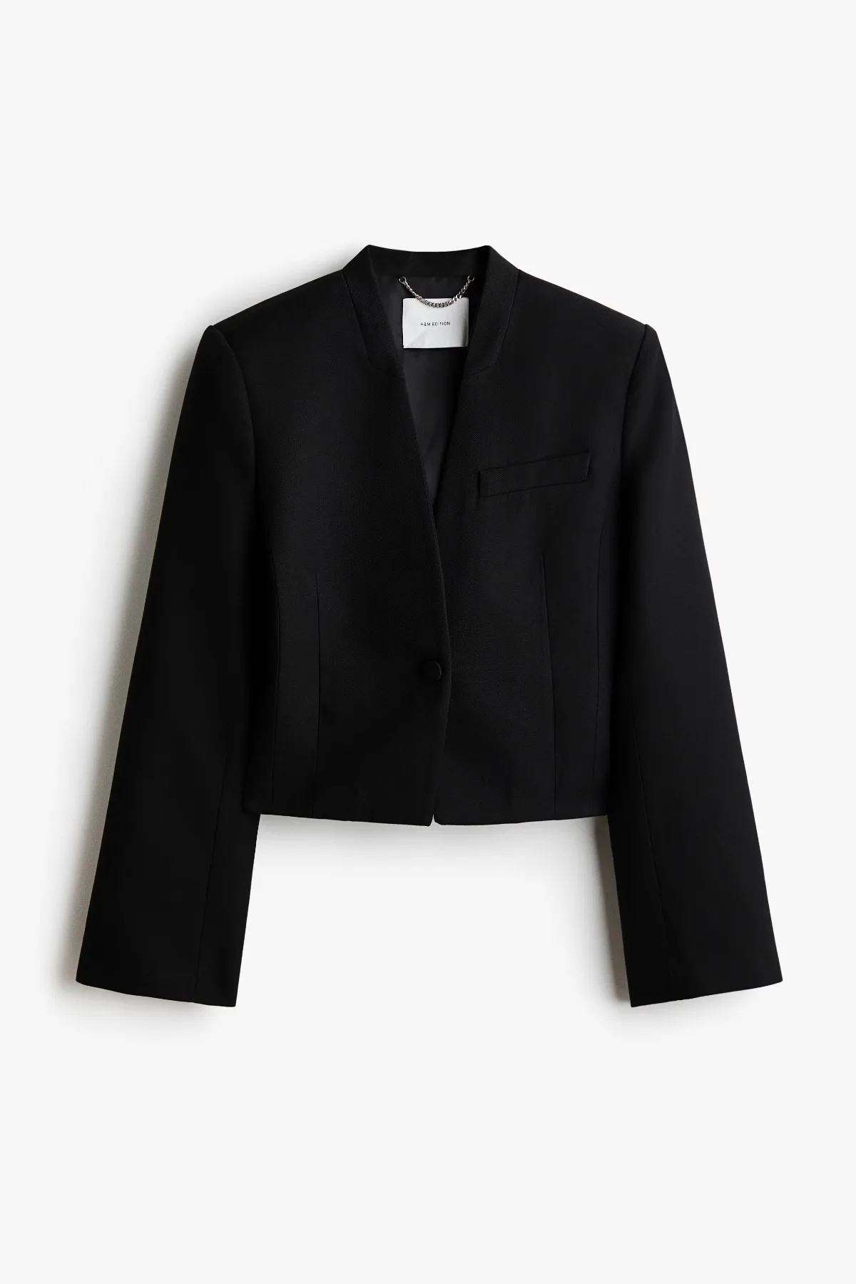 Cropped Belt-Detail Jacket by H&M