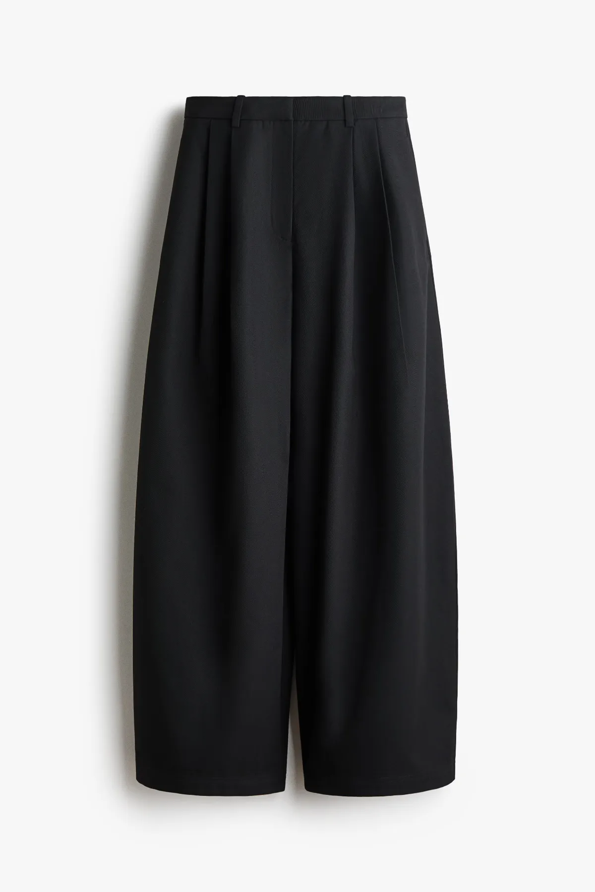 Pleated Barrel-Leg Pants by H&M