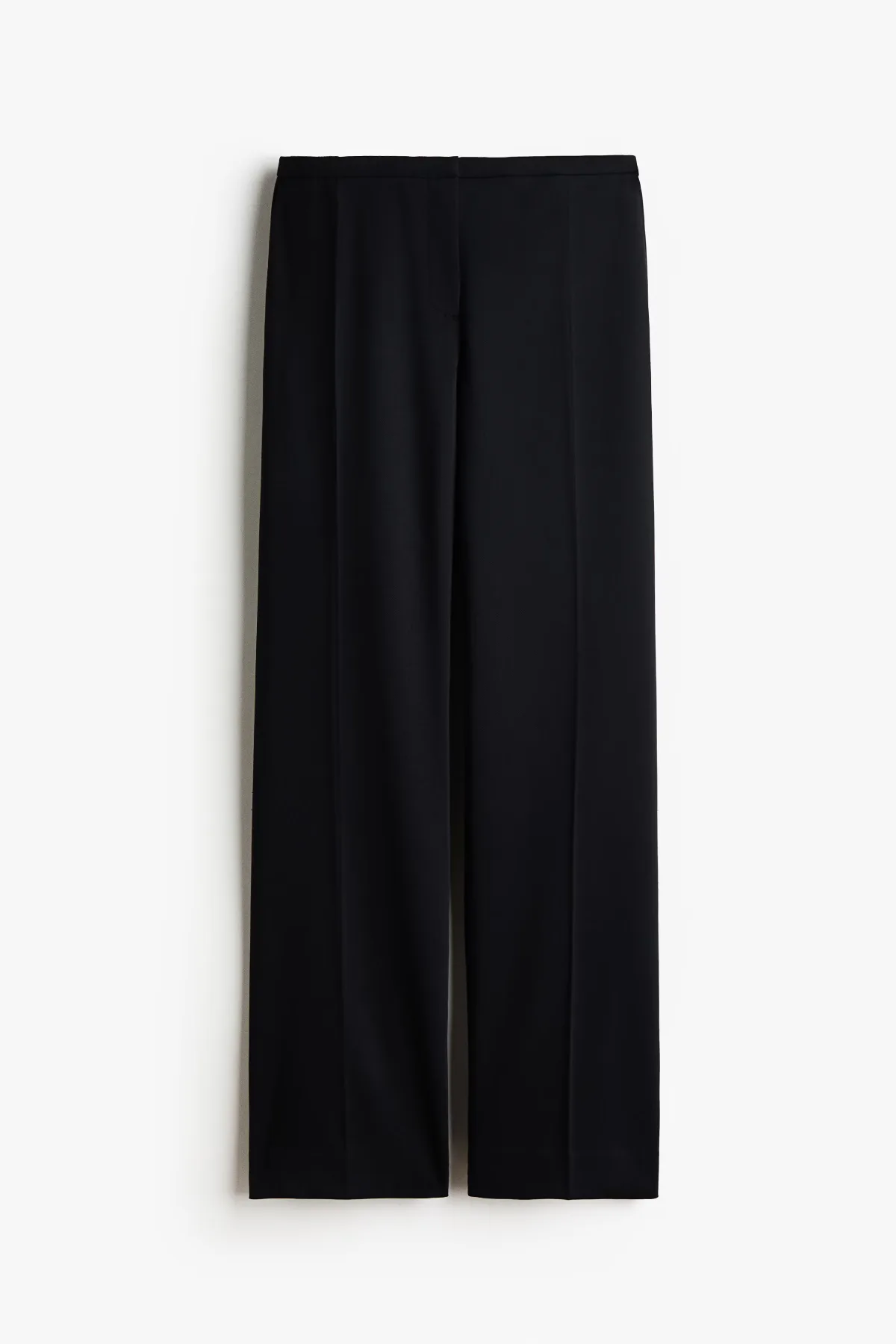 Strap-Detail Twill Pants