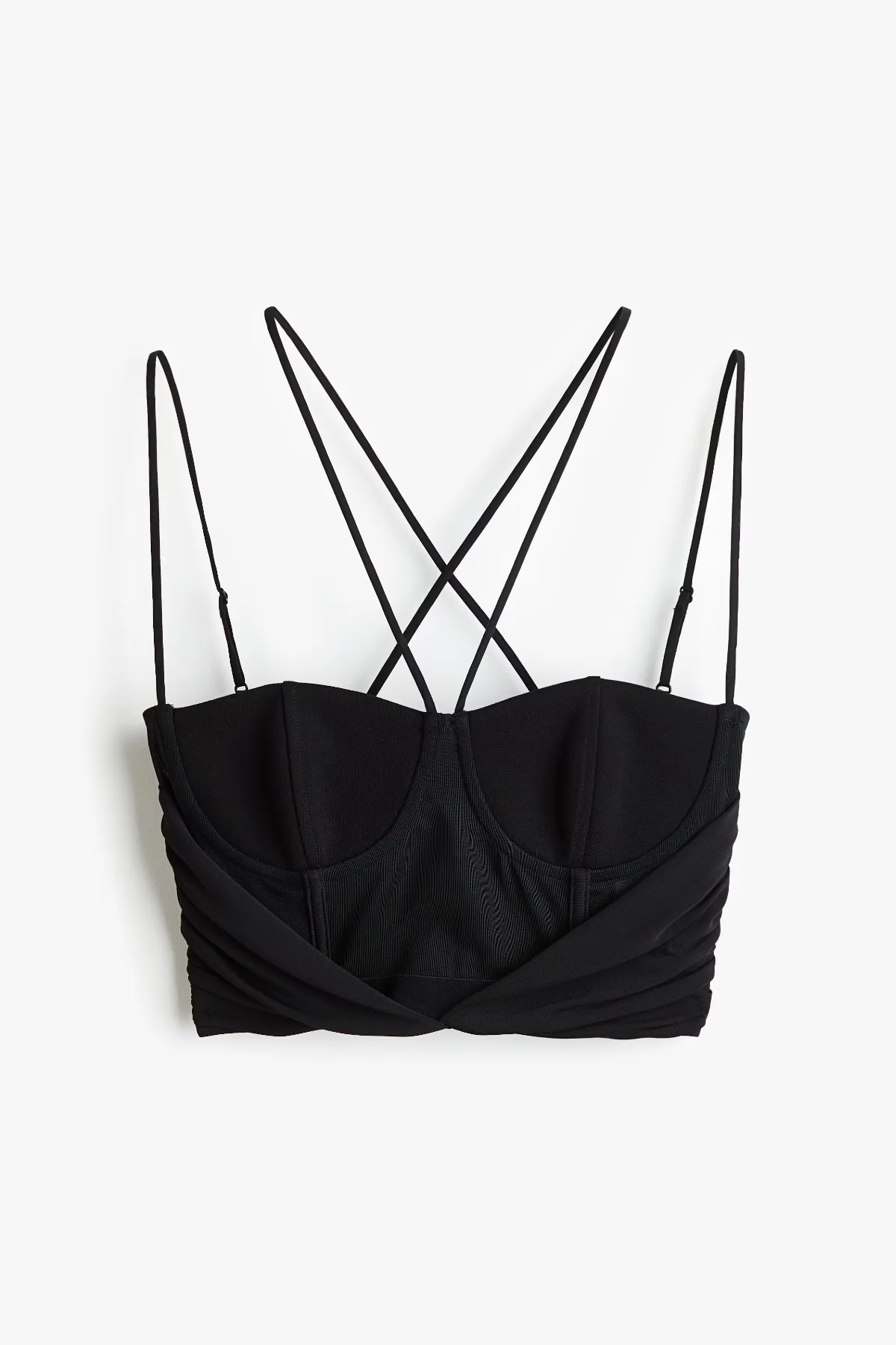 Draped Crop Top by H&M