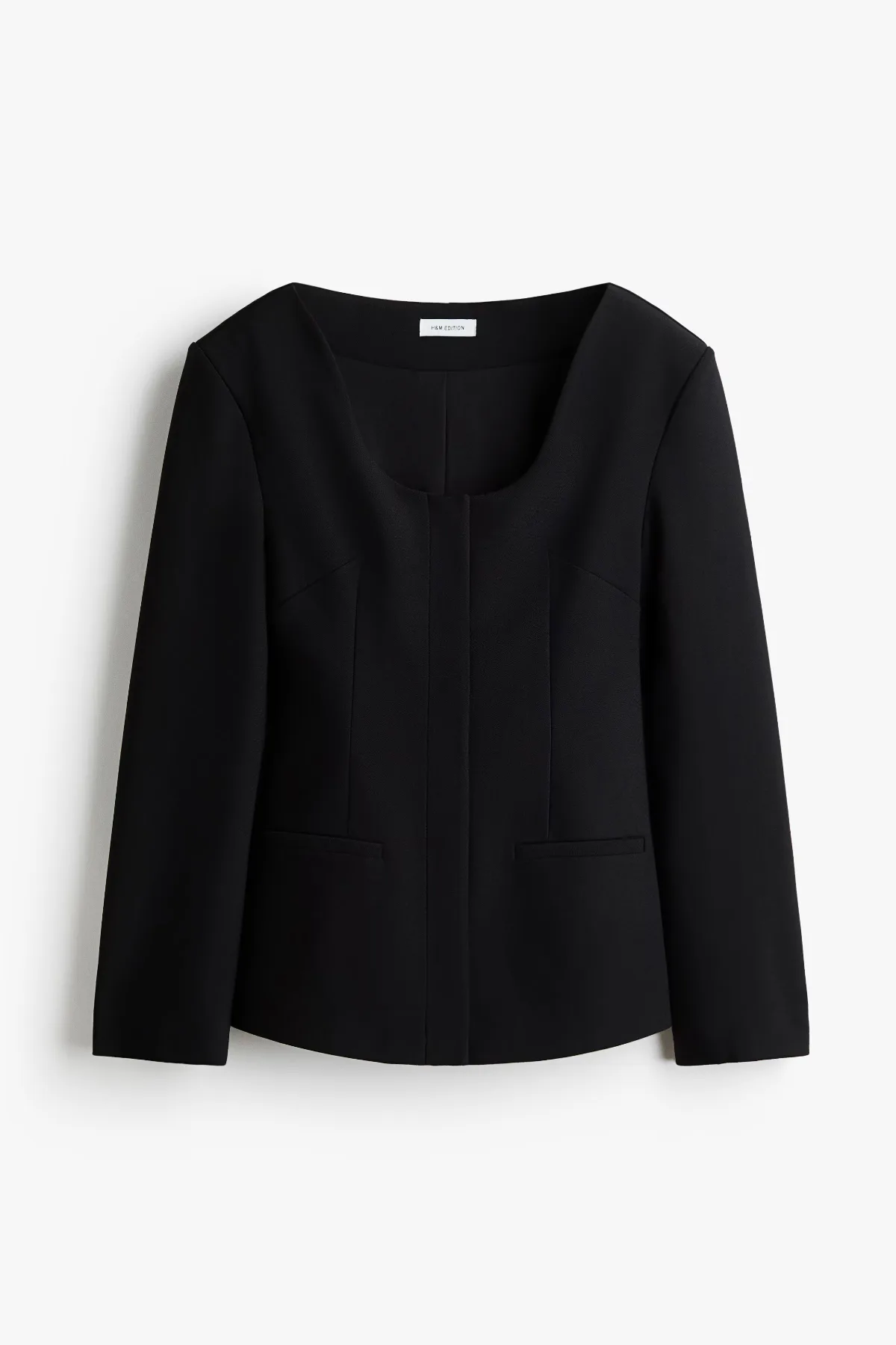Scoop-Neck Jersey Jacket by H&M