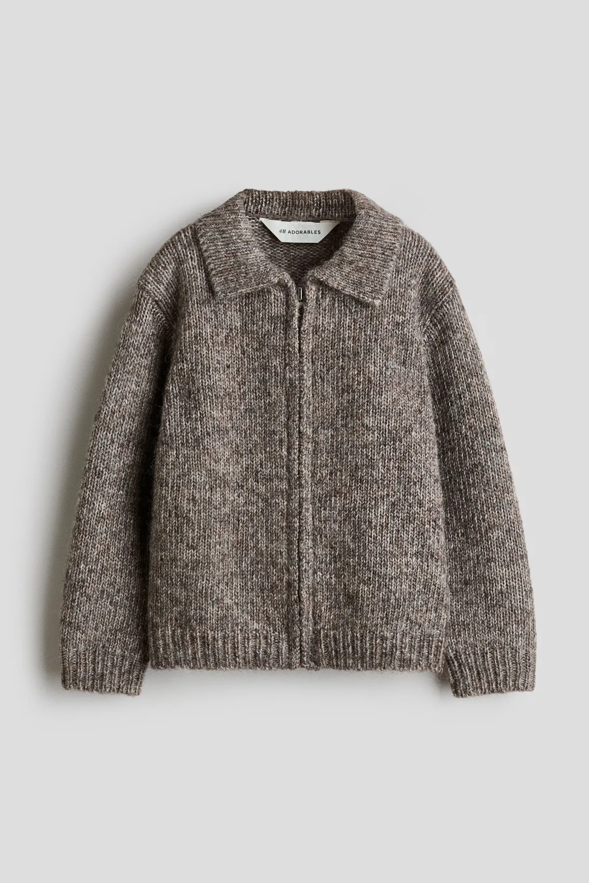 Wool and Cotton Blend Cardigan by H&M
