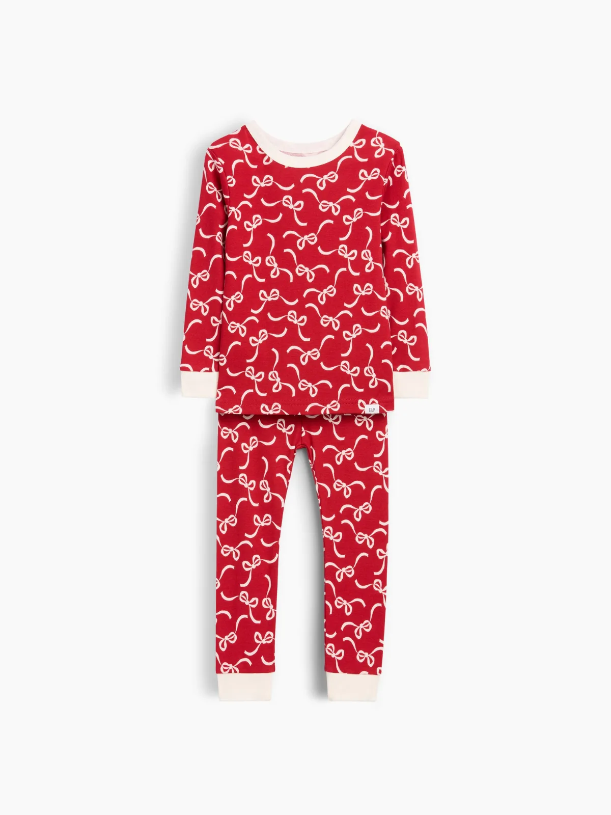 Organic Brushed Cotton Bow PJ Set by Gap