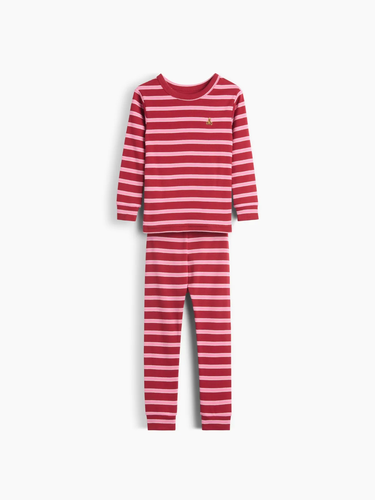 Organic Brushed Cotton Stripe PJ Set by Gap