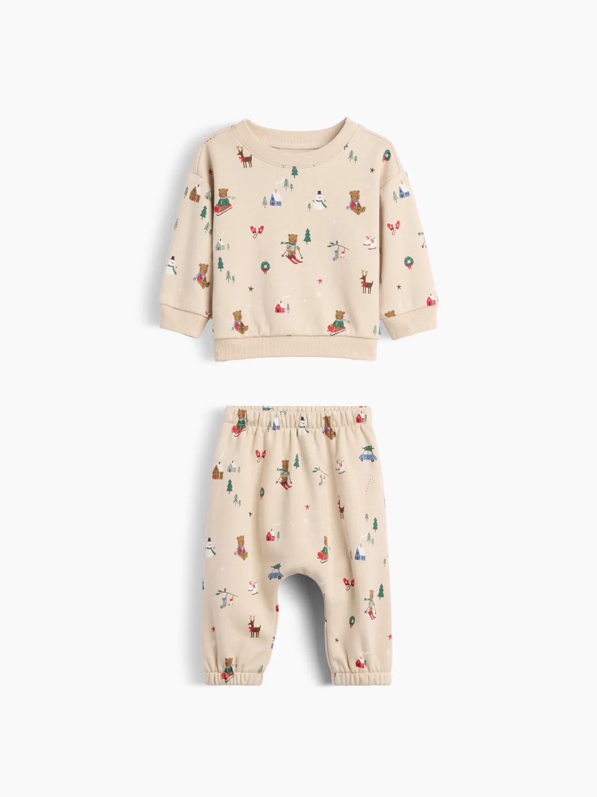 VintageSoft Brannan Bear Holiday Sweat Set by Gap