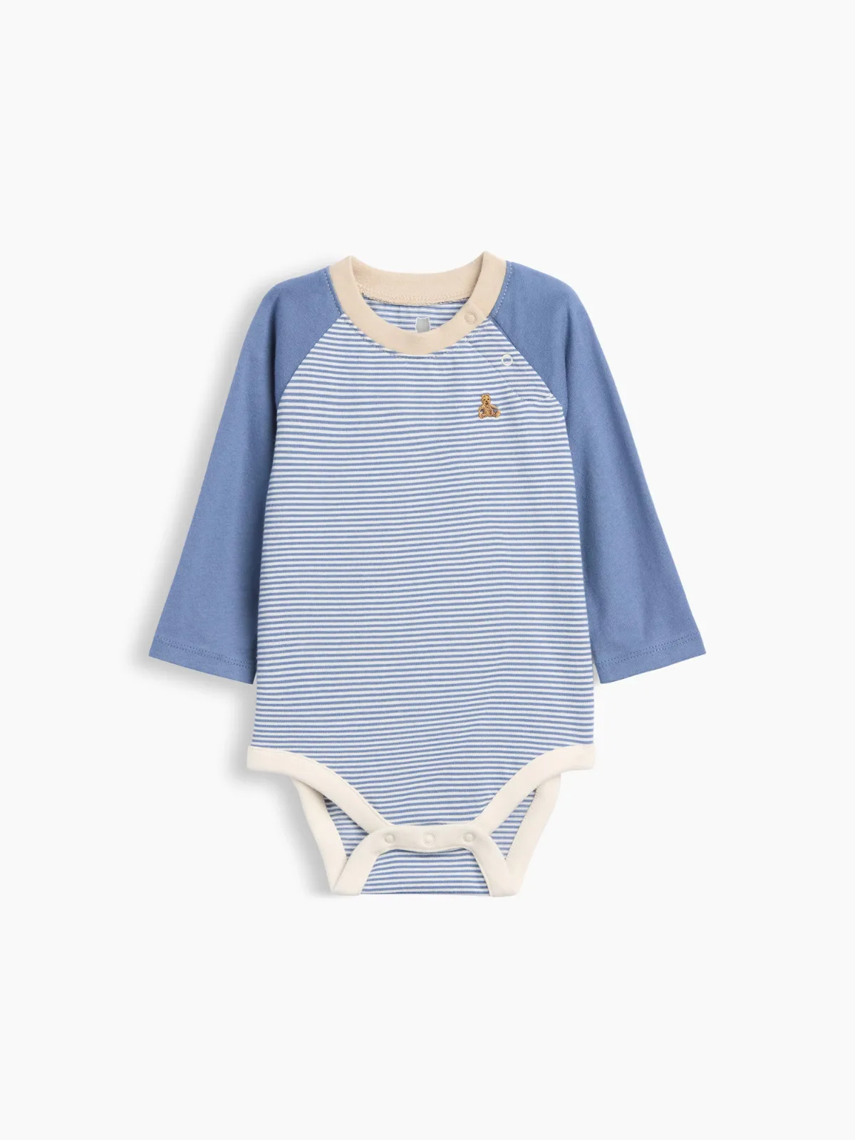 First Favorites Organic Cotton Raglan Bodysuit by Gap