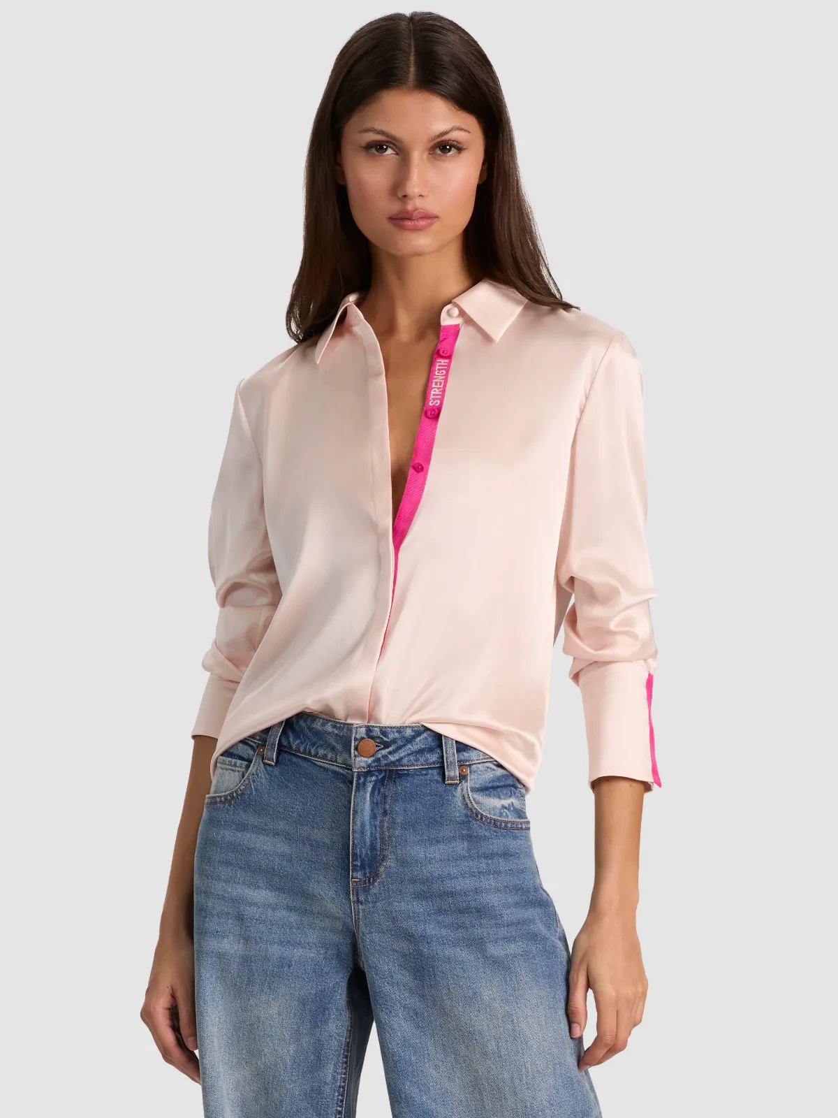 Willa Silk Blouse by Alice + Olivia