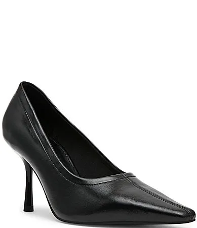 Hexx Nappa Leather Snip Toe Pumps by Steve Madden