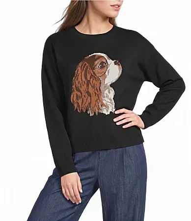 Dog Long Sleeve Sweater by In San Francisco