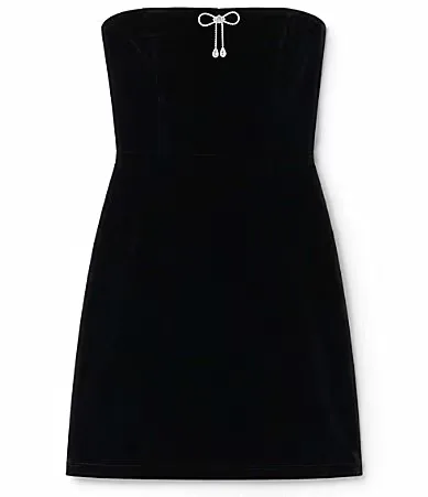 Ella Velour Mini Dress by Theme Nyc