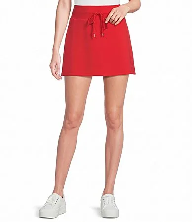 Knit Tie Waist Coordinating Skort by Copper Key