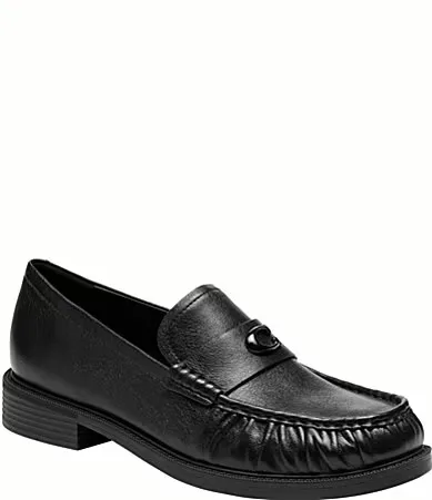 Soft Leather Loafers by Coach