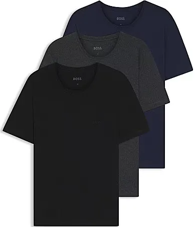 Assorted Short Sleeve Crew Neck T-Shirt 3-Pack by Hugo Boss