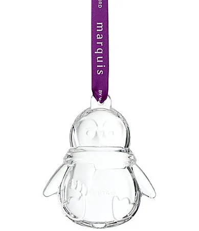 Marquis by Waterford Crystal Penguin Ornament by Waterford