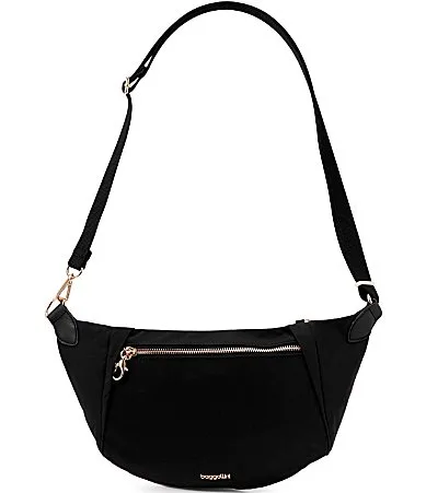 Securtex Jet Set Anti-Theft Collection Crescent Sling Bag by Baggallini