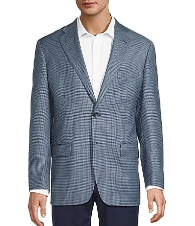 Classic Fit Fancy Pattern Wool Blend Sport Coat by Turnbury