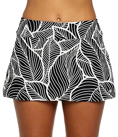 Athena Pilea Palms High Waist Swim Bottom Skirt by Athena