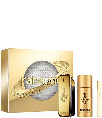 Rabanne 1 Million Eau De Toilette Holiday 3-Piece Gift Set by Rabanne