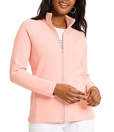 Tommy Bahama Aruba Full Zip Stand Collar Long Sleeve Sweatshirt by Tommy Bahama