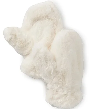 Faux Fur Mittens by GB