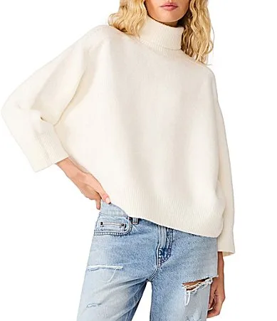 Arlette Funnel Neck Long Sleeve Sweater by Steve Madden
