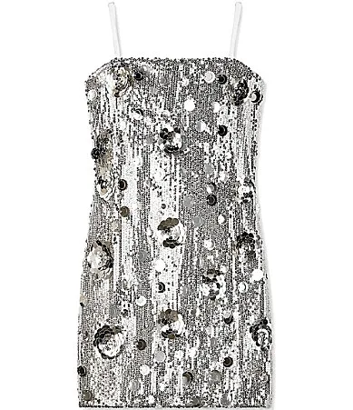 Sam Strapless Sequin Dress by Theme Nyc