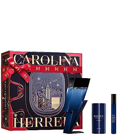 Bad Boy Cobalt Eau De Parfum Holiday 3-Piece Gift Set by Carolina Herrera