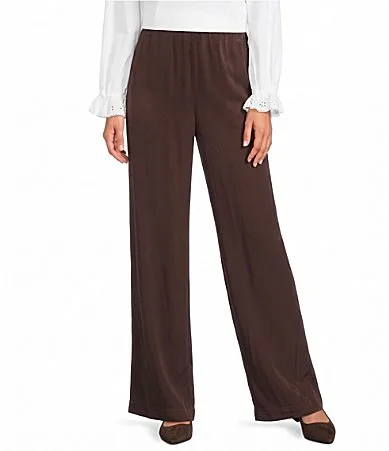 Sleek Wide Leg Satin Pants by Bella Dahl