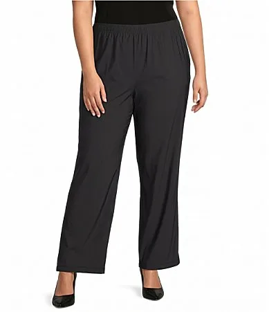 Prada Knit Elastic Straight Leg Pants by Ic Collection