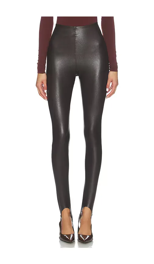 Faux Leather Stirrup Legging by Commando