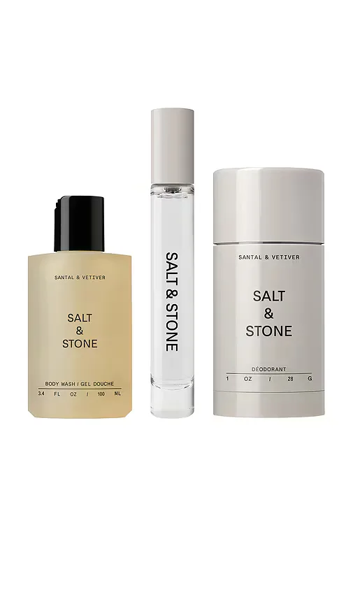 Santal & Vetiver Signature Trio by Salt & Stone