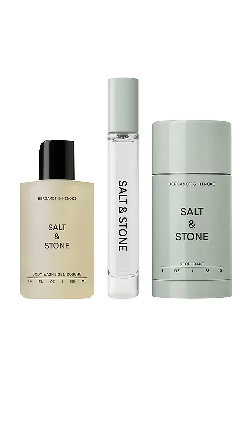Bergamot & Hinoki Signature Trio by Salt & Stone