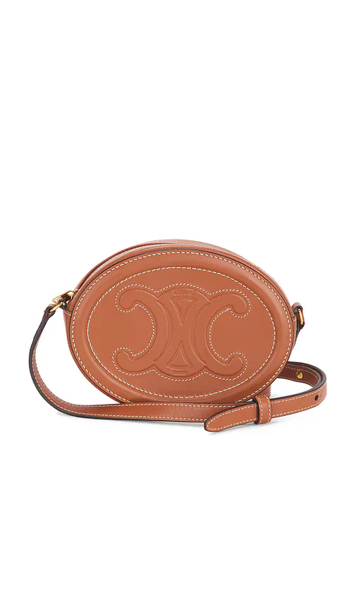 Celine Triomphe Small Oval Crossbody Bag by Fwrd Renew