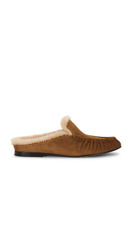 Tevin Shearling Mule Loafer by Vince