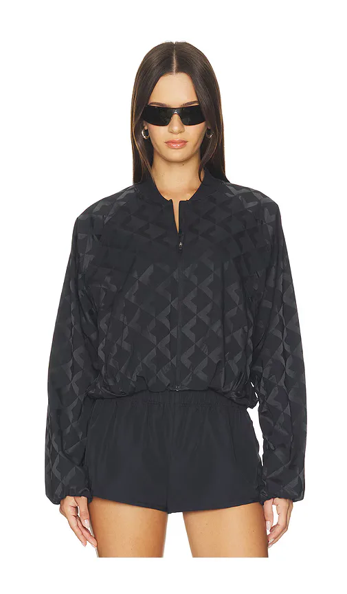 Monogram Satin Track Jacket by Lululemon