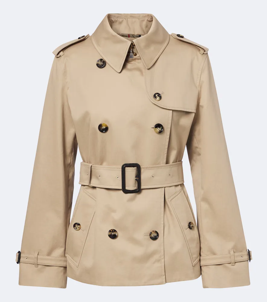 Cotton Gabardine Trench Coat by Burberry